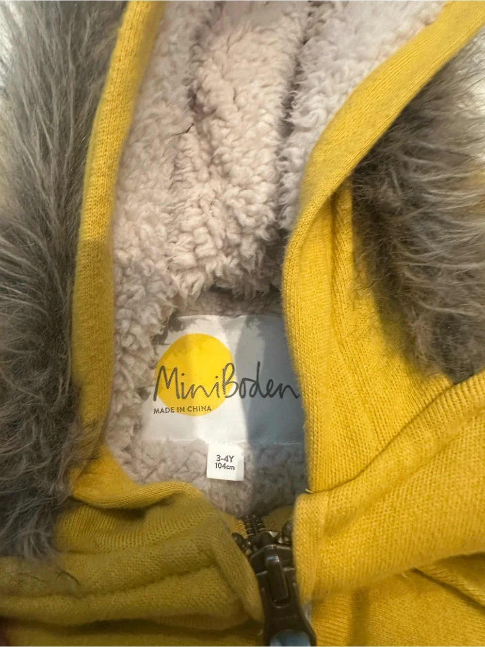 Mini Boden warm mustard